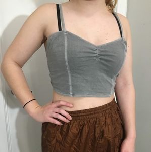 Grey AE crop top!🏝